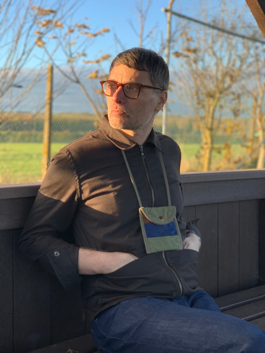 camo scraps quilted money pouch cotton tiger