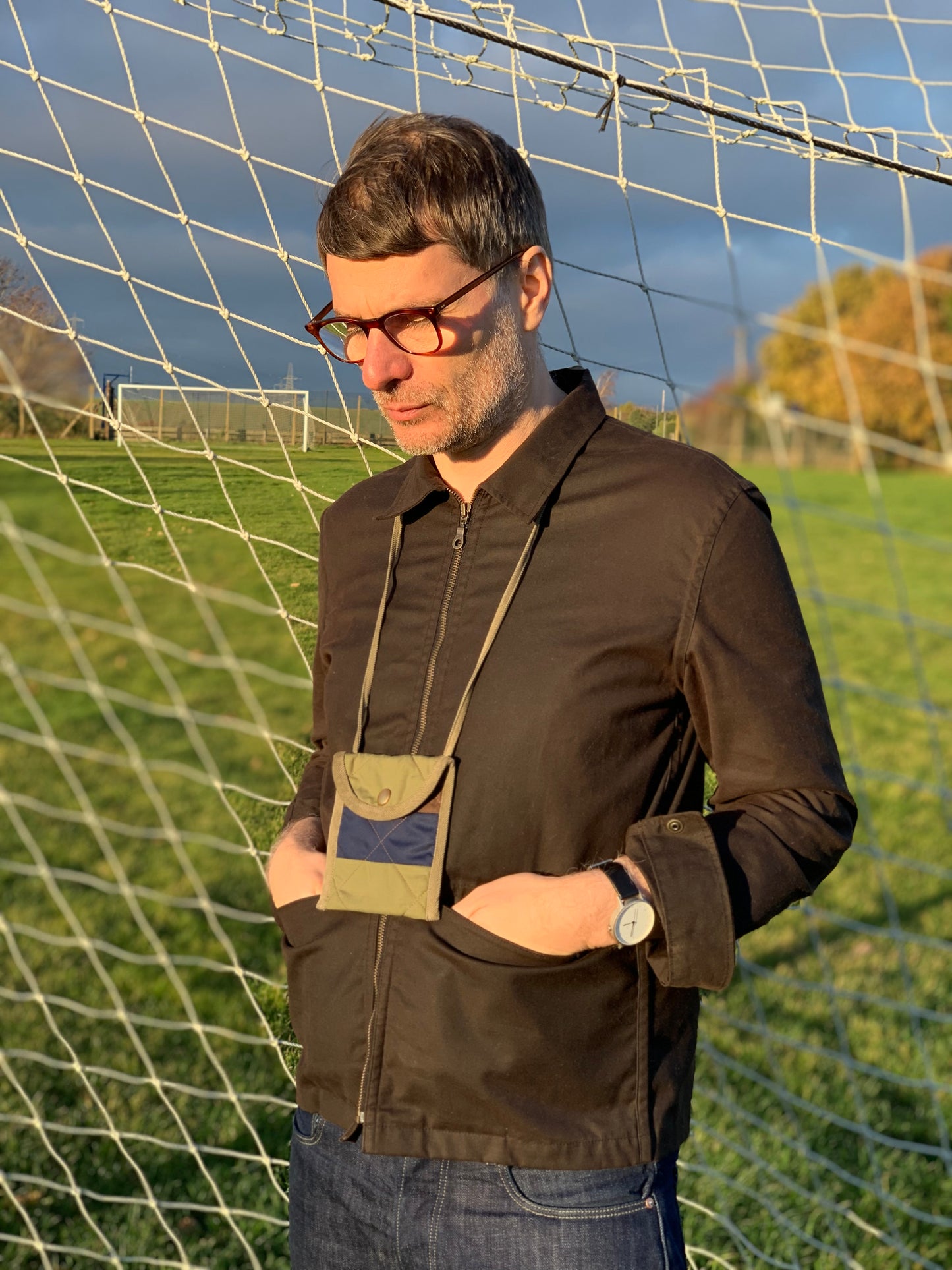 camo scraps quilted money pouch cotton tiger