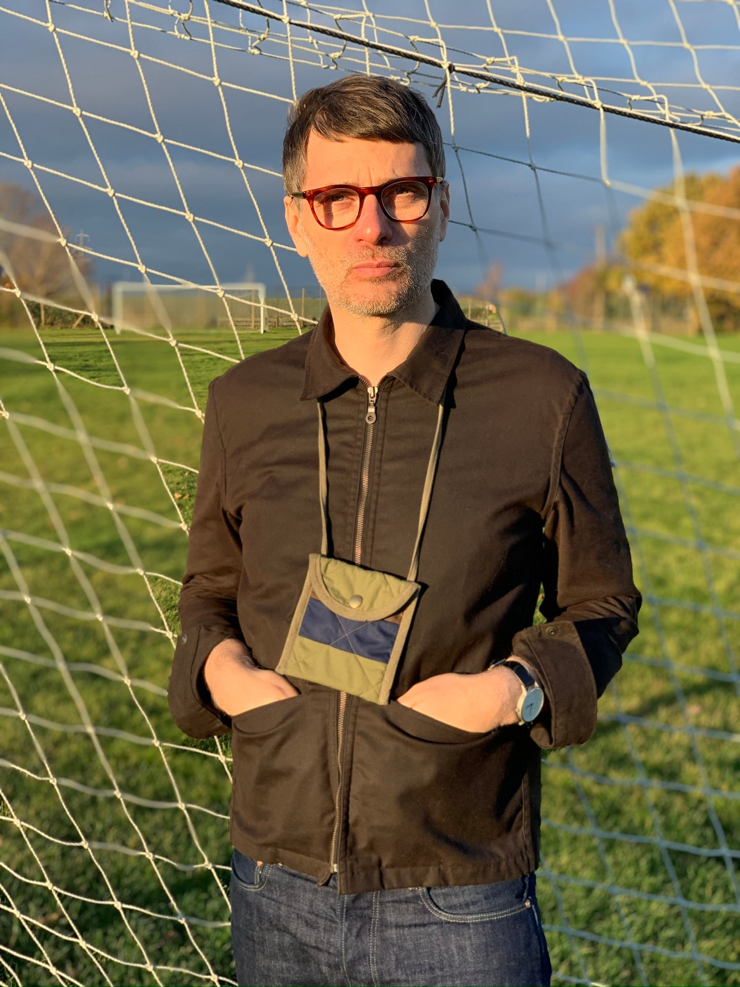 camo scraps quilted money pouch cotton tiger